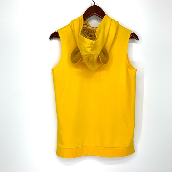 Disney Parks Hooded Simba Sleeveless Sweatshirt Light Hoodie With Ears Faux Fur - Picture 7 of 16